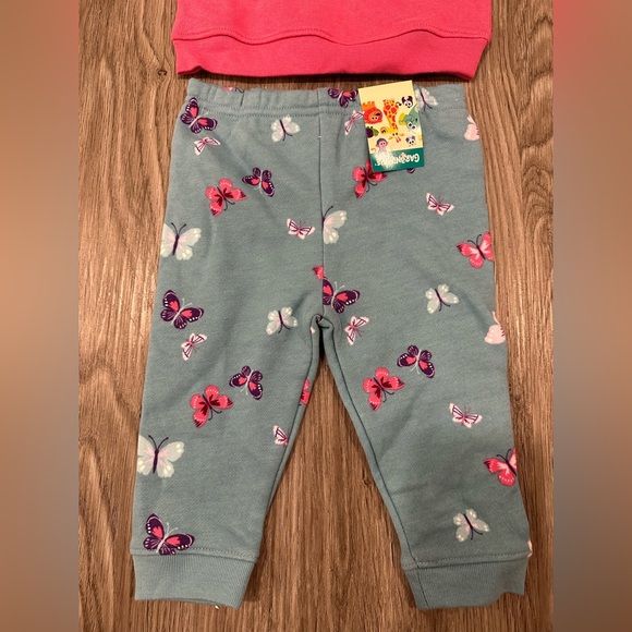 NWT| Fleece Lined Girls Butterflies Set 🦋 - Picture 2 of 5
